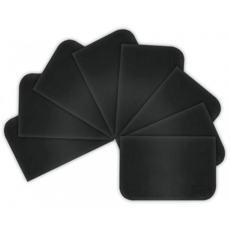 Szpachelka plastikowa czarna 115x80mm Szpachelka plastikowa czarna 115x80mm