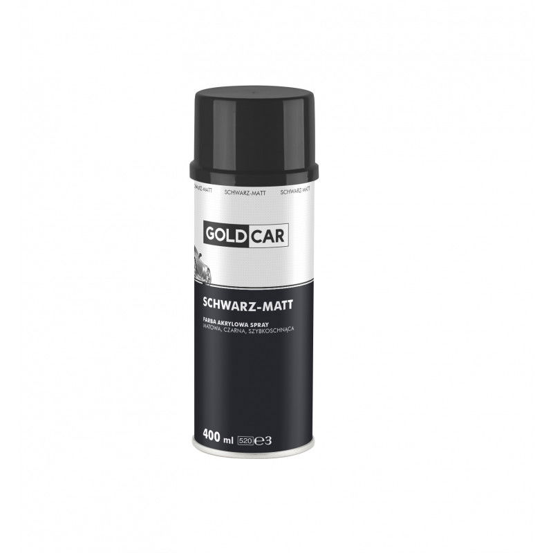 Lakier czarny mat spray Goldcar 500ml Lakier czarny mat spray Goldcar 500ml