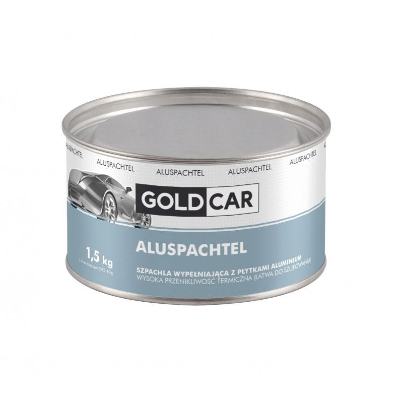 Szpachla Alu z płytkami aluminium wypełniająca Goldcar 1,5kg z Szpachla Alu z płytkami aluminium wypełniająca Goldcar 1,5kg z