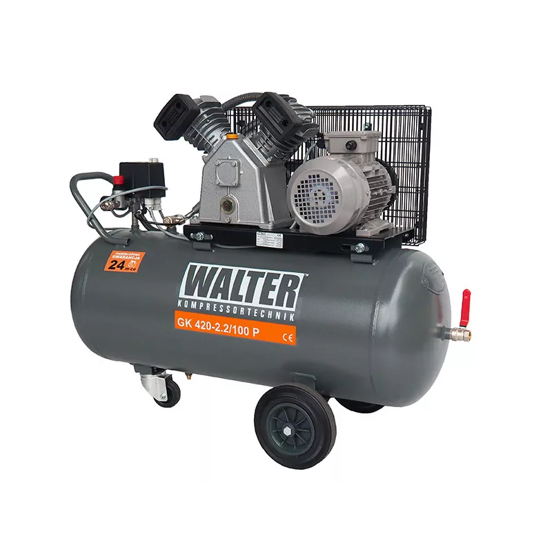 Kompresor tłokowy WALTER  GK 420-2,2/100A