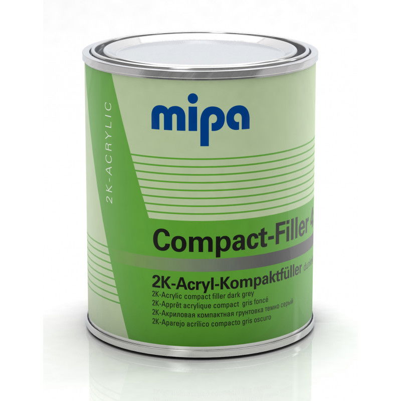 Podkład MIPA Czarny+H10 COMPACT-FILLER 4:1 - 2K KPL. 1,25L