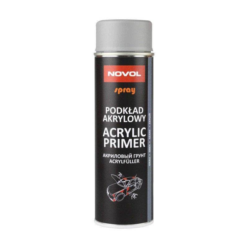 Podkład akrylowy Novol ACRYLIC PRIMER szary 500ml spray