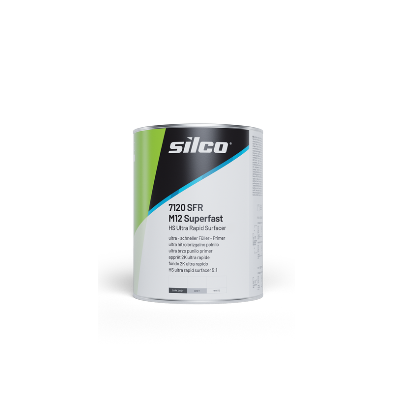 Podkład akrylowy Silco 7120 M12 SFR Superfast, HS, Biały, 5:1 3,5l