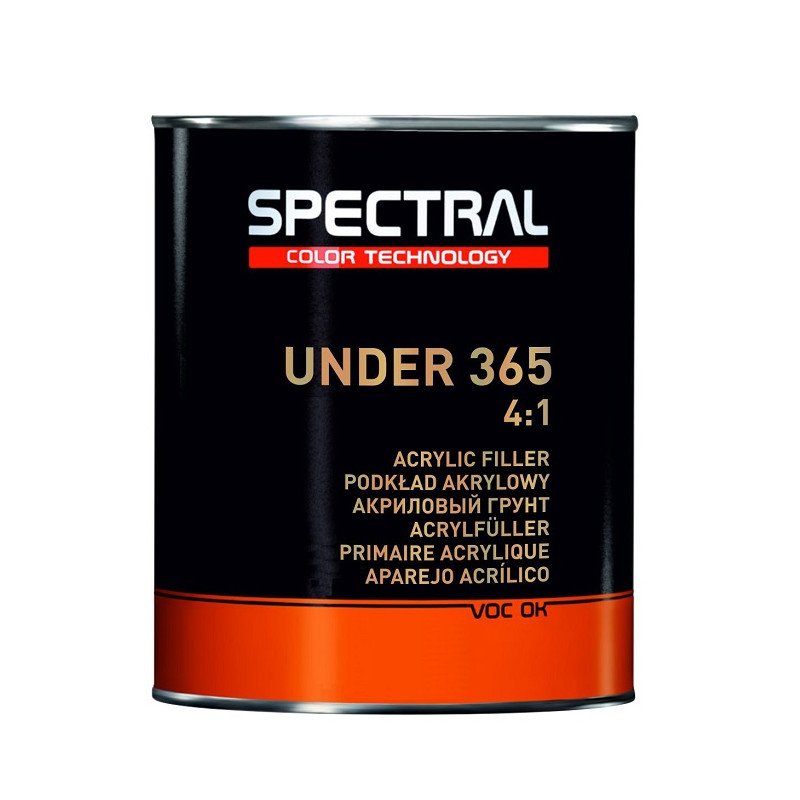 Novol Spectral UNDER 365 P5 Podkład akrylowy uniwersalny czarny 2,8l