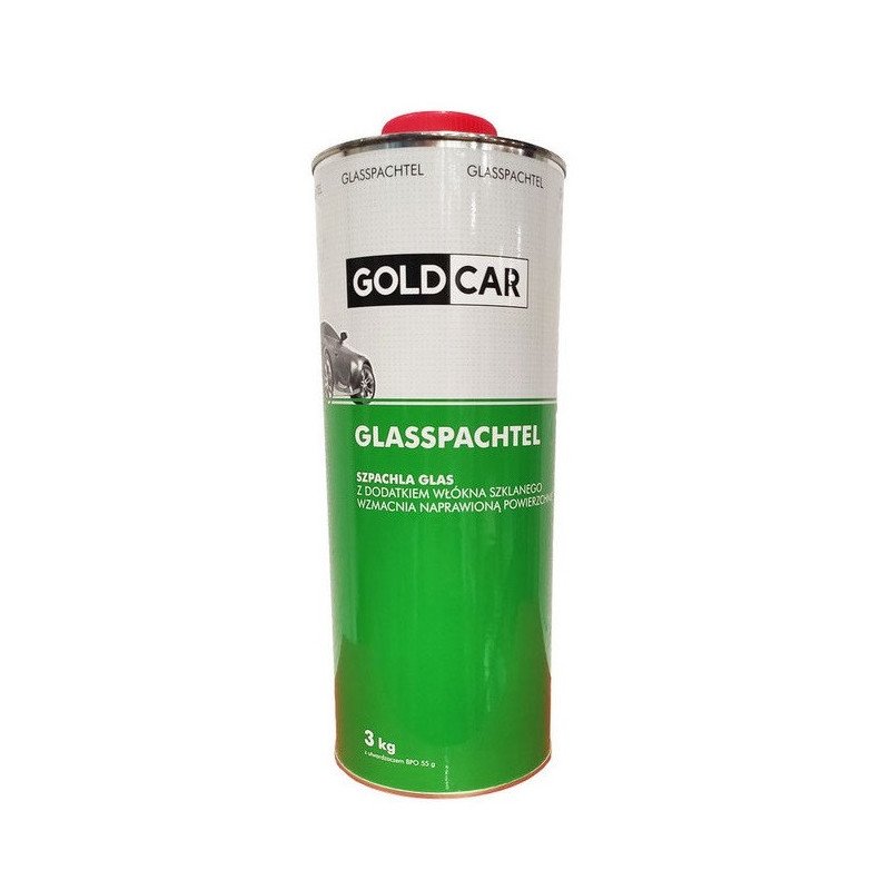 Goldcar Glas Szpachla z włóknem szklanym 3kg kartusz z utwardzaczem